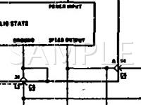 1991 BMW 325IX  2.5 L6 GAS Wiring Diagram