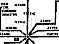 1991 BMW 325IX  2.5 L6 GAS Wiring Diagram
