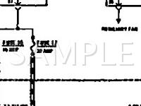 1991 BMW 325I  2.5 L6 GAS Wiring Diagram