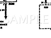 1991 BMW 750IL  5.0 V12 GAS Wiring Diagram