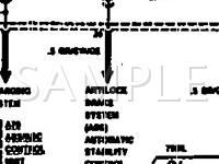 1991 BMW 750IL  5.0 V12 GAS Wiring Diagram