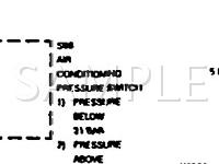 1991 BMW 850I  5.0 V12 GAS Wiring Diagram