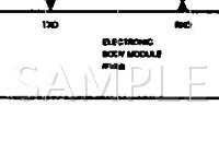 1991 BMW 850I  5.0 V12 GAS Wiring Diagram