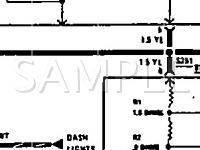 1992 BMW 318IC  1.8 L4 GAS Wiring Diagram