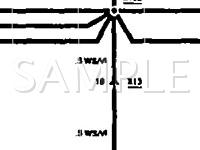 1993 BMW 318IS  1.8 L4 GAS Wiring Diagram