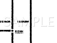 1993 BMW M5  3.6 L6 GAS Wiring Diagram