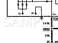1994 BMW 325I  2.5 L6 GAS Wiring Diagram