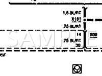 1995 BMW 318I  1.8 L4 GAS Wiring Diagram