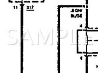 1995 BMW 325I  2.5 L6 GAS Wiring Diagram