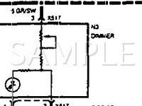 1995 BMW M3  3.0 L6 GAS Wiring Diagram