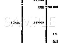 1995 BMW 325IS  2.5 L6 GAS Wiring Diagram