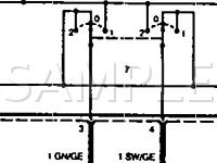 1996 BMW 318IS  1.9 L4 GAS Wiring Diagram