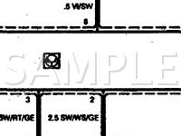 1997 BMW 328IC  2.8 L6 GAS Wiring Diagram