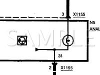 1998 BMW 323IS  2.5 L6 GAS Wiring Diagram