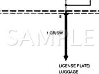 1998 BMW M3  3.2 L6 GAS Wiring Diagram
