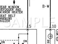 1998 Dodge Avenger  2.0 L4 GAS Wiring Diagram