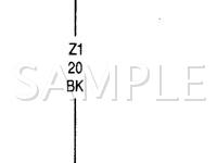 2000 Chrysler Sebring JX 2.5 V6 GAS Wiring Diagram