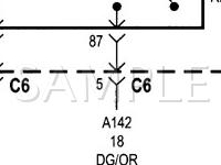 2000 Plymouth Voyager  2.4 L4 GAS Wiring Diagram