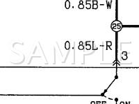 2000 Dodge Avenger  2.5 V6 GAS Wiring Diagram