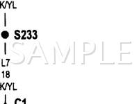 2001 Chrysler PT Cruiser  2.4 L4 GAS Wiring Diagram