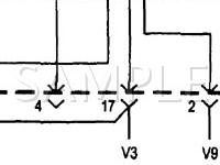 2001 Dodge RAM 3500 VAN  5.9 V8 GAS Wiring Diagram