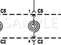 2002 Chrysler Town & Country  3.8 V6 GAS Wiring Diagram