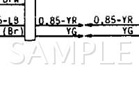 1990 Eagle Vista 4X4 2.0 L4 GAS Wiring Diagram