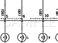 1990 Plymouth Colt DL 1.5 L4 GAS Wiring Diagram