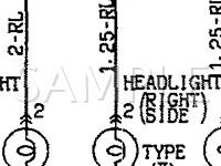 1990 Dodge Colt GT 1.5 L4 GAS Wiring Diagram