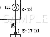 1990 Plymouth Colt 200 DL 1.5 L4 GAS Wiring Diagram