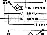 1990 Dodge Dakota  3.9 V6 GAS Wiring Diagram