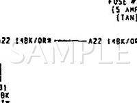 1990 Dodge Daytona  2.5 L4 GAS Wiring Diagram