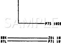 1990 Chrysler Daytona  2.5 L4 GAS Wiring Diagram