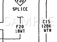 1990 Dodge Daytona  2.5 L4 GAS Wiring Diagram