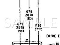 1990 Dodge Daytona  2.5 L4 GAS Wiring Diagram