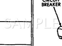 1990 Dodge D150 Pickup  3.9 V6 GAS Wiring Diagram