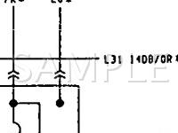 1990 Dodge Dynasty  3.0 V6 GAS Wiring Diagram