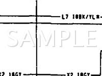 1990 Chrysler Dynasty  2.5 L4 GAS Wiring Diagram