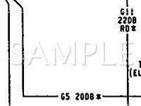 1990 Chrysler Dynasty  3.0 V6 GAS Wiring Diagram
