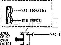 1990 Chrysler Dynasty  2.5 L4 GAS Wiring Diagram
