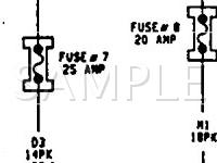 1990 Dodge B250 VAN Sportsman 3.9 V6 GAS Wiring Diagram
