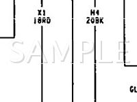 1990 Chrysler Imperial  3.3 V6 GAS Wiring Diagram