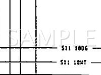 1990 Chrysler Imperial  3.3 V6 GAS Wiring Diagram