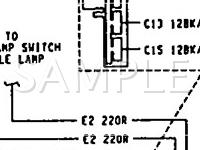 1990 Chrysler NEW Yorker Fifth Avenue 3.3 V6 GAS Wiring Diagram
