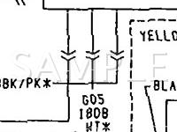 1990 Dodge Spirit  2.5 L4 GAS Wiring Diagram