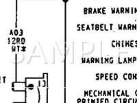 1990 Plymouth Acclaim LE 2.5 L4 GAS Wiring Diagram