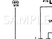 1990 Plymouth Acclaim LE 2.5 L4 GAS Wiring Diagram