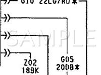1990 Plymouth Acclaim LE 2.5 L4 GAS Wiring Diagram