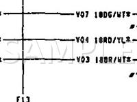 1990 Chrysler Lebaron GTC 2.2 L4 GAS Wiring Diagram