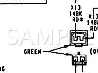 1990 Chrysler Lebaron GTC 2.5 L4 GAS Wiring Diagram